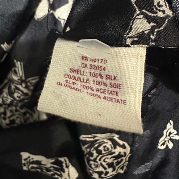 Anthropologie Maeve Black Button-front Short Sleeve Dress in Frenchie Prints - Picture 8 of 8